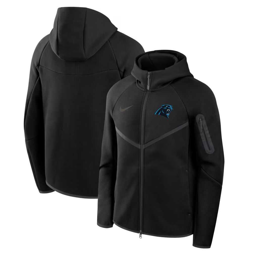 Men 2026 Nike NFL Carolina Panthers hoodie black 05